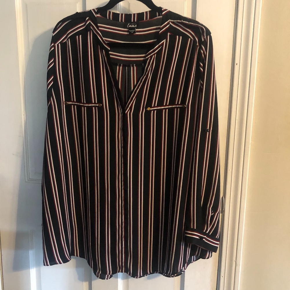 Emma 2X button down shirt